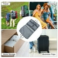 thumbnail image 4 of Unique Bargains 1 Pc Mesh Packing Cube for Luggage 9.84"x4.72"x12.99" Gray, 4 of 6