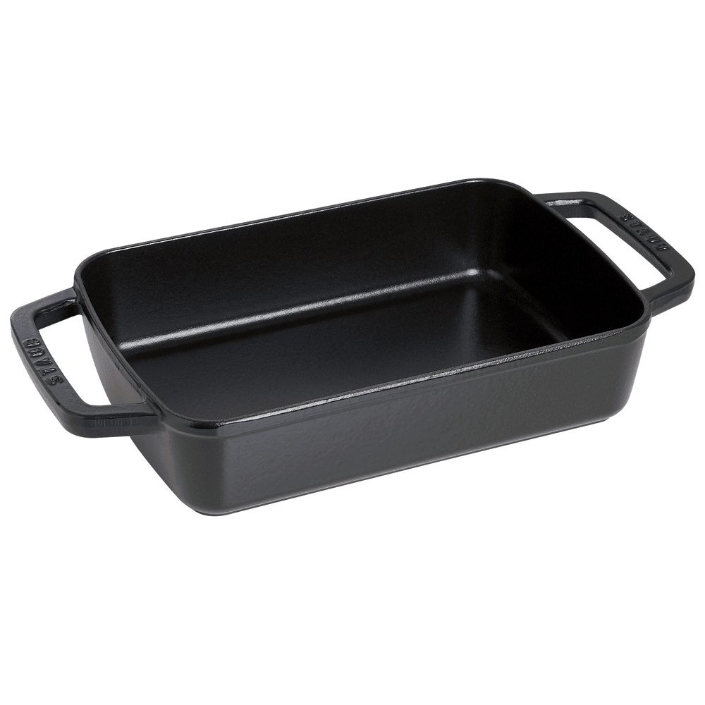Staub Cast Iron 12" x 8" Roasting Pan Matte Black