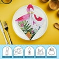 thumbnail image 6 of PHYHOO Flamingo Cloth Napkin Bulk Guest Cloth Napkins Summer Party Supplies Luncheon Dinner Napkin Towels Cocktail Napkins for Birthday Pool Wedding Baby Shower 4 PCS, 6 of 7