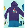 thumbnail image 3 of Bird On Snowboard Hoodie Juniors -Image by Shutterstock,  Medium, 3 of 4