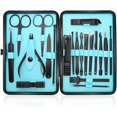 thumbnail image 1 of Kit de manicura y pedicura – Cortaúñas profesional cortador de cutículas de acero inoxidable – Kit de manicura pedicura juego de 20 piezas con caja exquisita, juego de cortaúñas decoración manicura ma, 1 of 5
