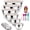 Beige, variant on LOPMOU Stainless Steel Nesting Mixing Bowls with Colorful Lids, Grater & Kitchen Tools, Food Prep Bowls for Baking Storage, 6 Piece Set