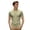 Green, variant on Mens Polo Shirts Casual Regular Fit Button Placket Tops Outdoor Activities Thin T-Shirt Summer Clothing White Size M