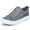 Grey-A, variant on Women's Slip On Laceless Canvas Sneaker