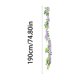 thumbnail image 3 of Paquete de 2 Guirnaldas de Glicinias de Seda: Enredaderas de Flores, Morado MNFD, 3 of 6