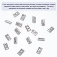 thumbnail image 3 of M3 Demi-Rond Rouleau en Ressort Écrous T Série 2020 Acier au Carbone Fente T Ressort Écrous Argent, 100 Pcs, 3 of 7