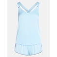 thumbnail image 6 of Joyspun Women’s Stretch Satin Cami and Shorts Pajama Set, 2-Piece, Sizes XS-3X, 6 of 6