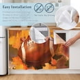 thumbnail image 5 of Fall Football Small Sink Skirt 10"Wx11"L,Dustproof Under Sink Curtain with Self Adhesive Tape,Thanksgiving Maple Leaf Orange Yellow Cabinet Curtain Cover for Bathroom Vanity,Kitchen Storage Shelf,RV, 5 of 9
