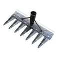 thumbnail image 4 of S SERENABLE Houe de Jardin Râteau de Désherbage Outil de Désherbage Robuste pour Jardinage Cour 7 Dents, 4 of 9