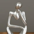 thumbnail image 3 of Lipstore 5xResin Thinker Sculpture Figurine Statue for Tabletop Bookcase Right, 3 of 4