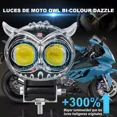 thumbnail image 4 of Par Faros Led Auxiliares Lupa Para Moto Auto 80w, 4 of 8