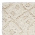 thumbnail image 3 of SAFAVIEH Sparta Francine Geometric Polyester Shag Runner Rug, Ivory/Beige, 2'3" x 8', 3 of 5