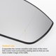 thumbnail image 4 of Reemplazo de vidrio de espejo retrovisor asférico del lado derecho del pasajero calefaccionado para Ford Grand C-Max 10-19, 4 of 6