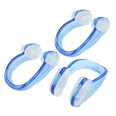 Unique Bargains 3 x Soft PVC Silicone Diving Swimming Nose Clip for Men