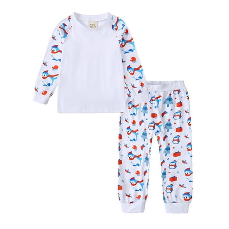 

Nomeni Toddler Christmas Family Pajamas Sets Print Family Christmas Pjs Matching Sets Loungewear Casual Trouser Pant Set Xmas Party Outfits
