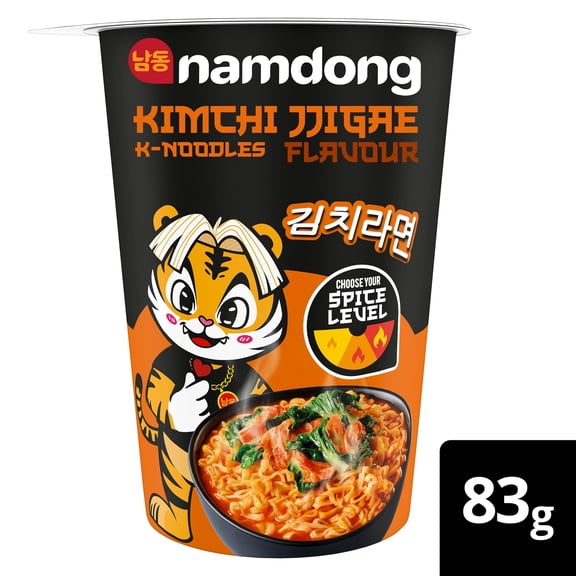Namdong Kimchi Jjigae Instant Noodle Pot 83g, Imported from Britain