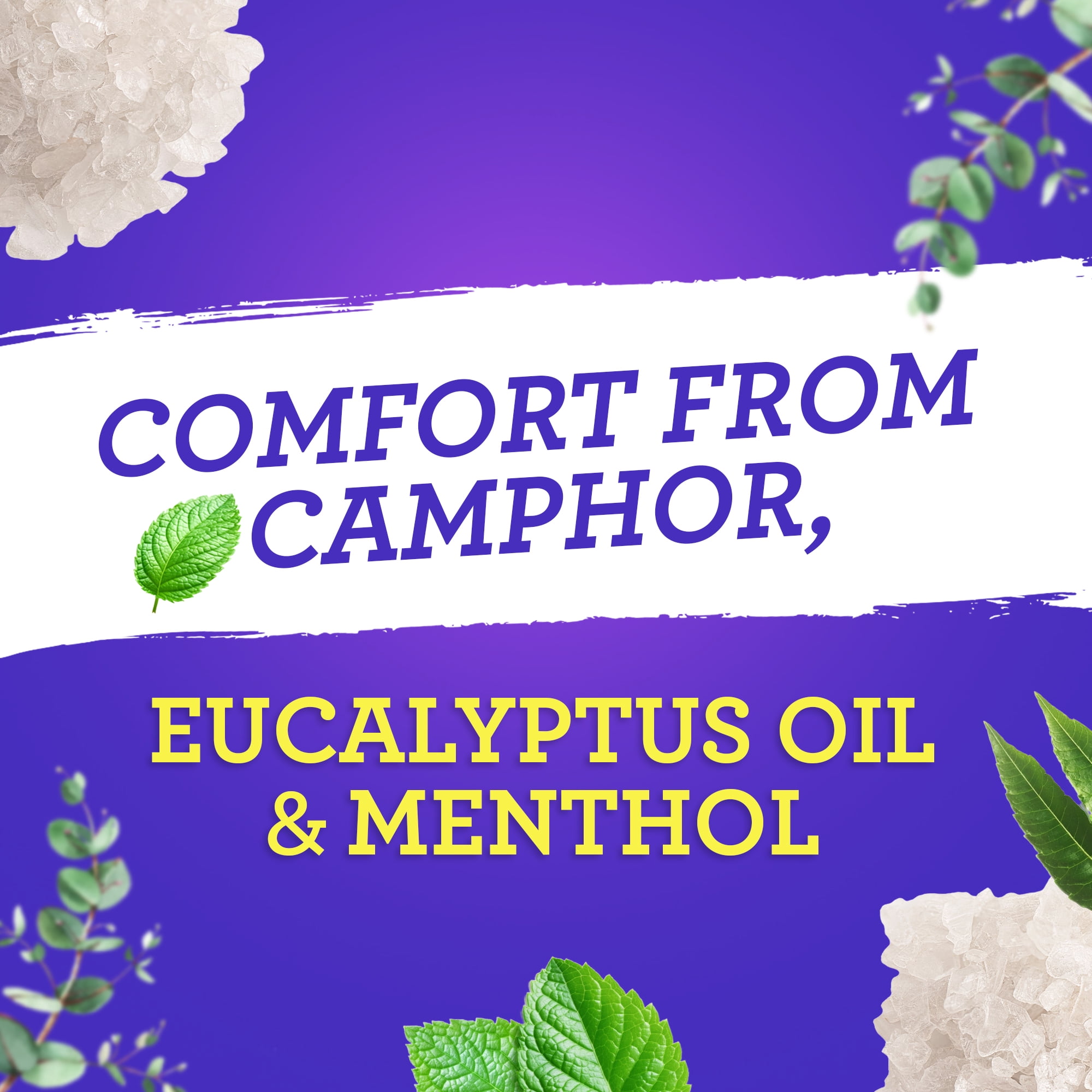 (4 pack) Equate Vaporizing Rub Topical Analgesic & Cough Suppressant Ointment, 1.76 oz, Compare to Vicks® VapoRub® Active Ingredients