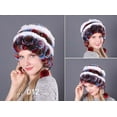 thumbnail image 1 of Womens Winter Hats with Ear Flaps Winter Womens Colorful Warm Caps Warm Flowers Striped Real Rabbit Velvet Hats Fashion Hat Winter Hats for Women with Ear Flaps, 1 of 2