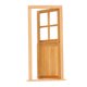 thumbnail image 5 of Puerta de Casa de muñecas ANGGREK Madera Escala 1:12, 5 of 8