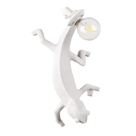 Lámpara de resina Chameleon Sunnimix aplique de pared con interruptor E12