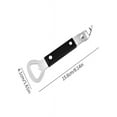 thumbnail image 4 of YOLOKE Can Opener Manual, Little Cook Stainless Steel Can Punch Bottle Opener, Multifunctional Can and Beer Opener, Dishwasher Safe(Black), 4 of 5