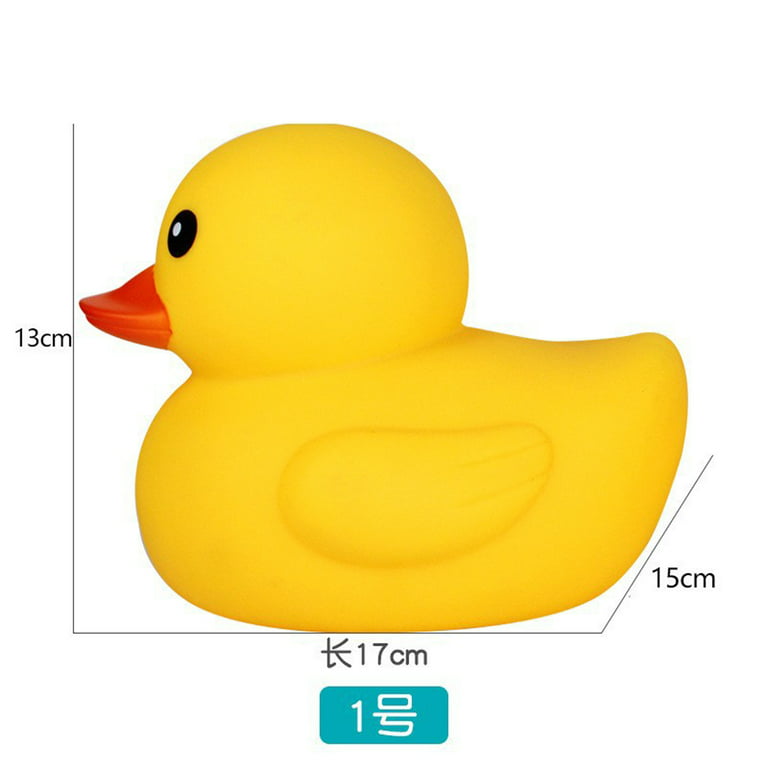 Mini Yellow Rubber Duck Bath Toy Sound Floating Ducks - China Bath