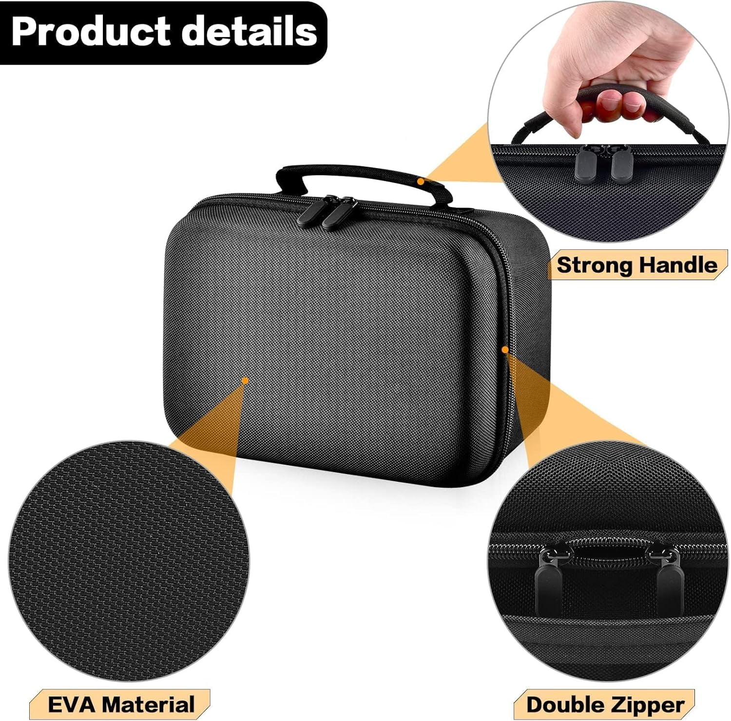 Case Compatible with Kodak Dock Plus for Liene M100 Premium Wi-Fi 4x6” Instant Photo Printer. Bluetooth Printing Holder Adapter Cartridge Paper Power Cord (Box Only) -Black