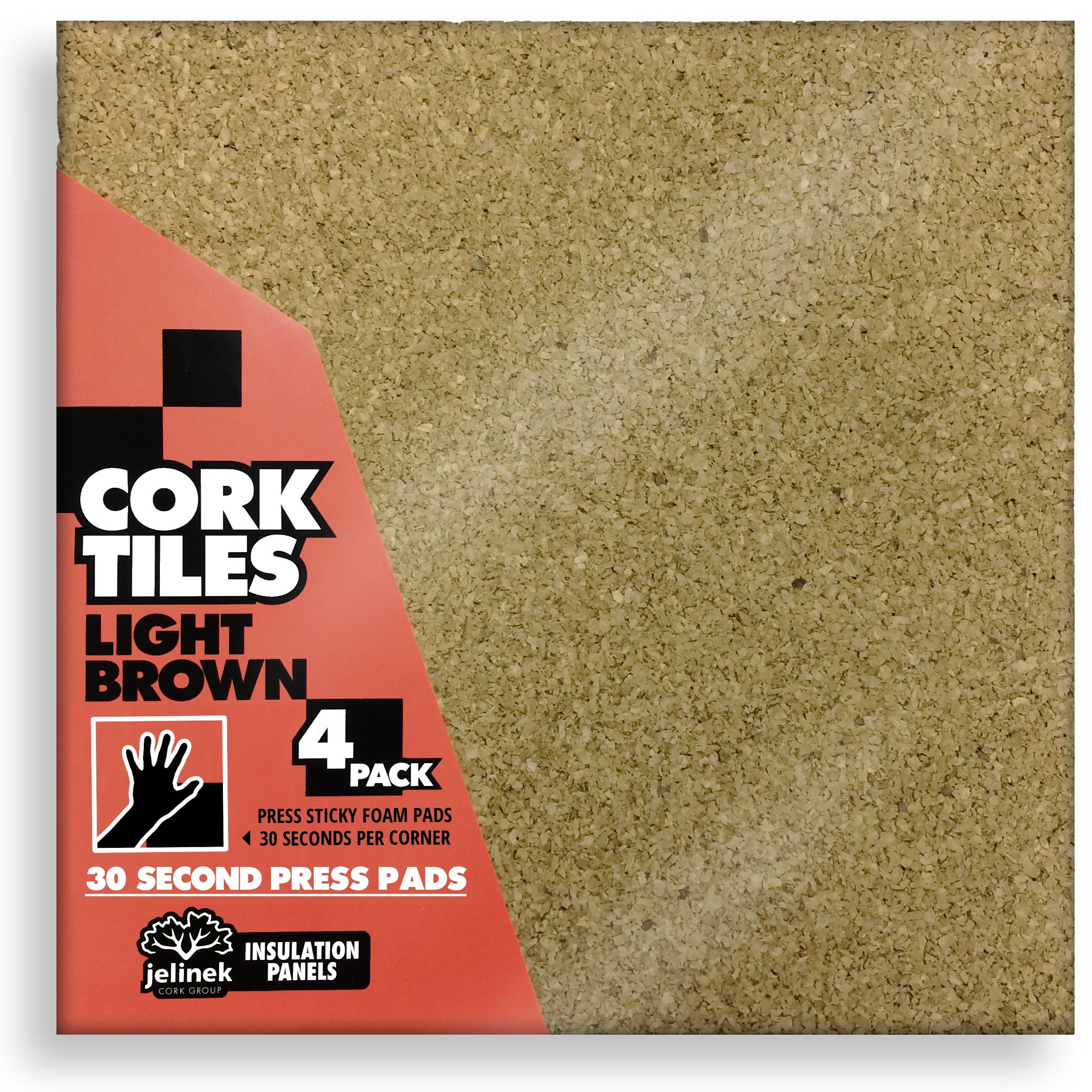 12x12 5/16 Thick Cork Board Tiles, 2 Pcs Square Bulletin Board