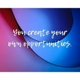 thumbnail image 3 of ArtsyQuotes 14x12 Black Modern Framed Museum Art Print Titled - Artsy Quotes Quote: Opportunities, 3 of 5