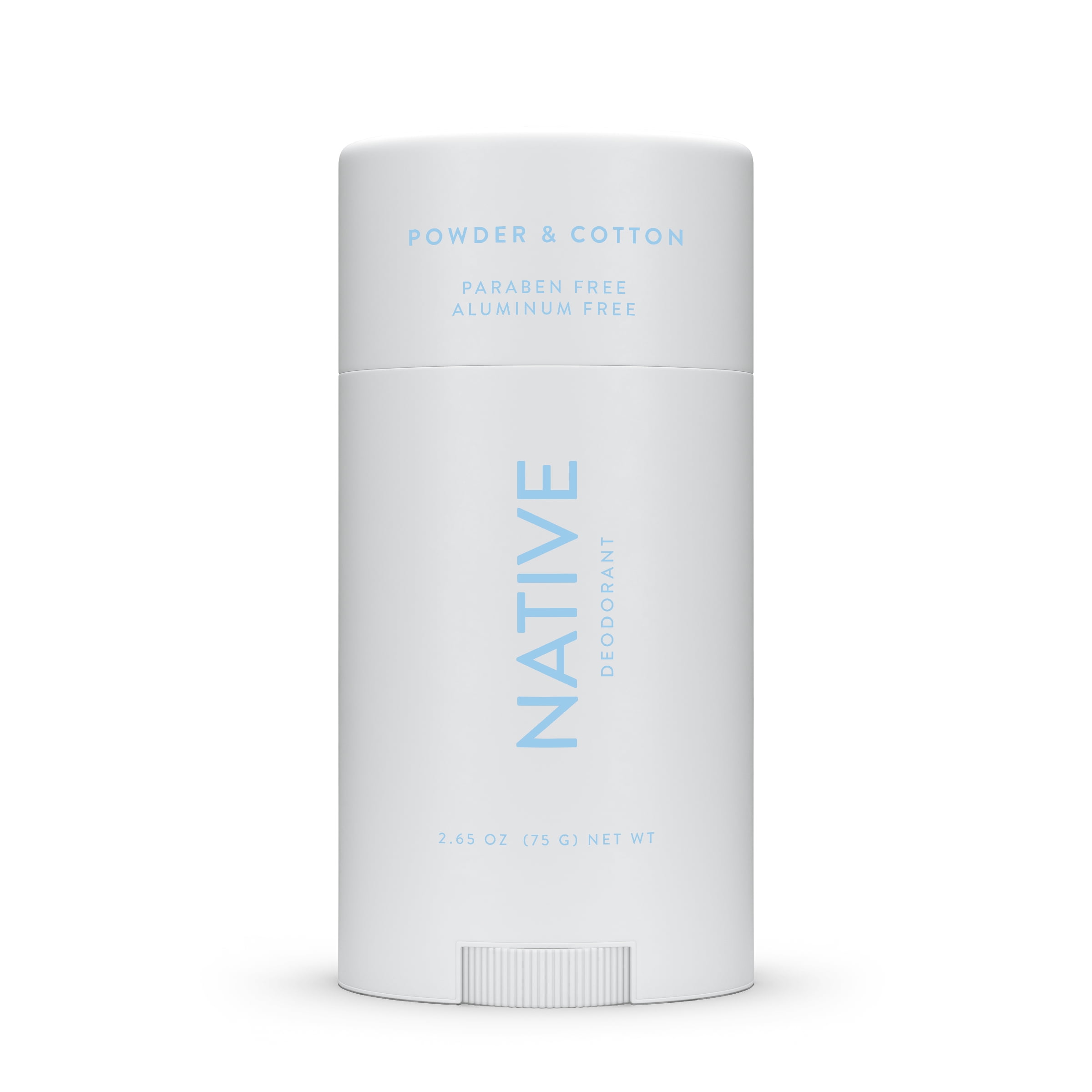 Native Natural Deodorant, Powder and Cotton, Aluminum Free, 2.65 oz