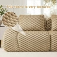 thumbnail image 6 of FFH 82" Flannelette Loveseat Sofa, Modular Boneless Sofa with Deep Seat, Cloud Couch for Living Room (Camel, 2 Seater), 6 of 18