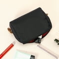 thumbnail image 6 of Large Makeup Bag for Purse Travel Handy Makeup Pouch Portable Cosmetic Bag for Women Black Red Beige, 6 of 8