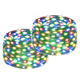 thumbnail image 1 of 2PCS Luces de cadena solares - 20m 200 Luces solares (alambre de plata) Cuatro colores MFZFUKR CPB-US-DYP520-9, 1 of 5