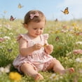 thumbnail image 5 of MEZZALL Girls Floral Sleeveless Vest And Ruffle Shorts Two Piece Outfit Sets Casual Playwear Comfortable Twill Comfortable Kids Clothing Sets Soft Fabric All Day Wear, 5 of 8