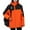 Orange, variant on Elabch Sports Women's Winter Ski Jacket Waterproof Snow Coats Snowboard Fleece Lined Windbreaker Rain Coats Outdoor Plus Size Warm Hiking Jackets with Hooded Beige 3XL