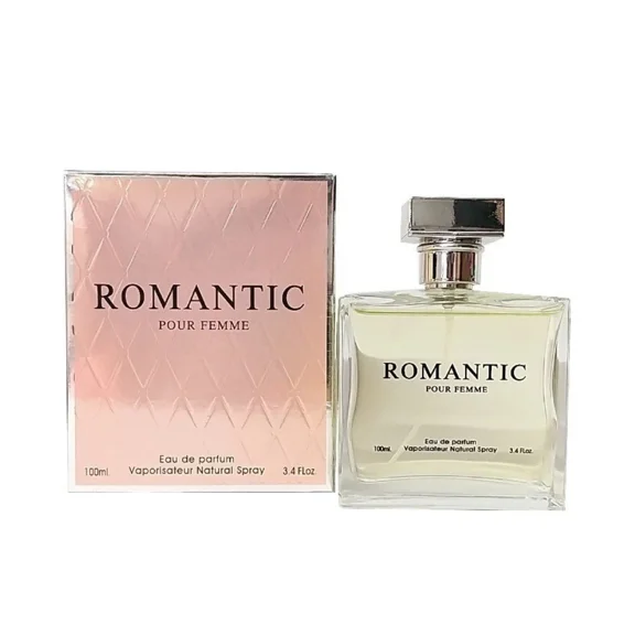 Romantic Pour Femme Eau de Parfum Spray for Women, 3.4 fl oz