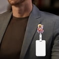 thumbnail image 4 of Clip Rétractable pour Badge Hommes Femmes avec Cordon Rétractable Automatique Plastique 15G Rouge, 4 of 6