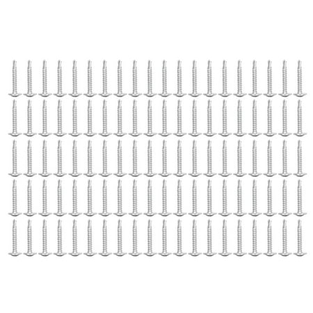 

Round Washer Head Screw Fast Self Tapping Screws High Strength 100Pcs Non Deform For Wood For Office 4.2x32mm