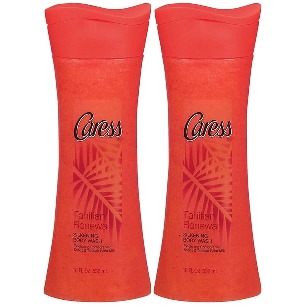 Caress Silkening Body Wash Tahitian Renewal 18 oz 2 pk
