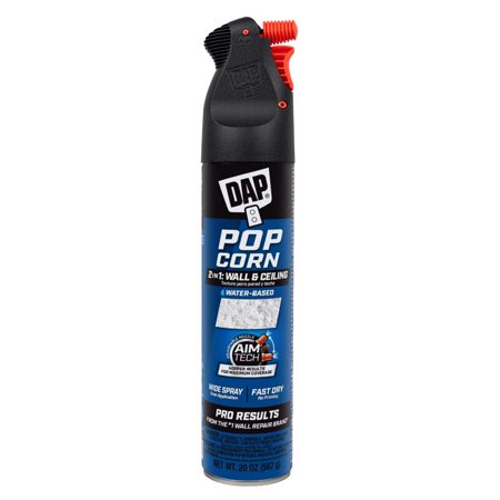1 Pc, Dap White Water-Based Popcorn Ceiling Spray Texture 20 Oz