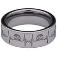 thumbnail image 4 of Volleyball Tungsten Carbide Ring, 4 of 9