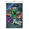 thumbnail image 3 of Minecraft - Creeper Do Not Enter Wall Poster with Magnetic Frame, 22.375" x 34", 3 of 6