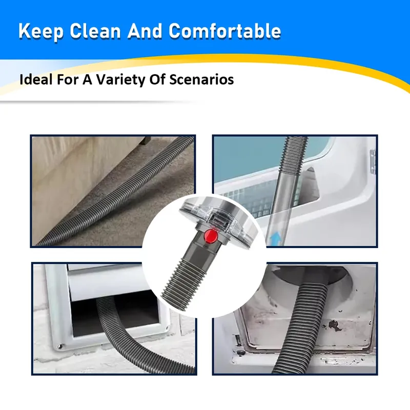 Lint Remover Vacuum Hose Dryer Vent Cleaner Parts For Dy*son V6 V7 V8 V10 V11 V15 Vacuum Cleaner Hose Dryer Vent Cleaner Kit