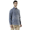 thumbnail image 2 of Ethnix Men's Hip-Length Pullover Kurta Tunic made with Faded Cotton Denim Feel; Blue; XL, 2 of 6