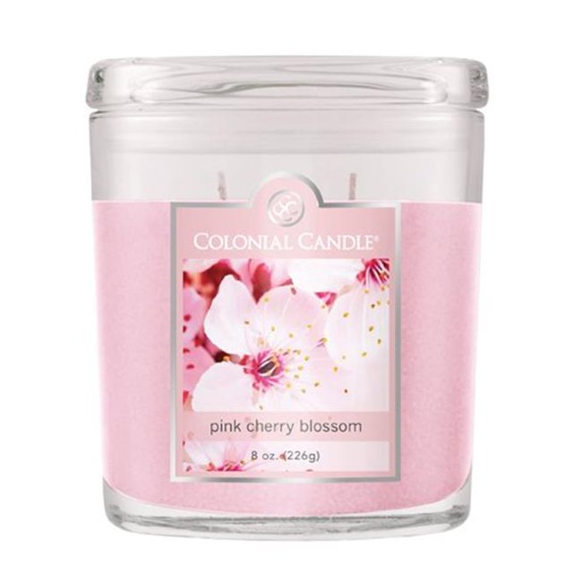 Fragranced in-line Container CC008.1915 8oz. Ovale Fleur de Cerisier Rose - Pack de 4