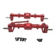 thumbnail image 4 of Carcasa del eje trasero delantero RC, accesorio RC, reemplazo, resistente, pieza de coche RC para modificación de coche para MN82 LC79 escala 1/12 RC Rojo, 4 of 8