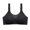 Black, variant on Agkizg Plus Size Womens Bras,T-Shirt Bras for Women Push Up Bras,Back Buckle Embroidery Thin Style Ventilate Large Size Bra Without Steel Rim, Sizes M-2XL