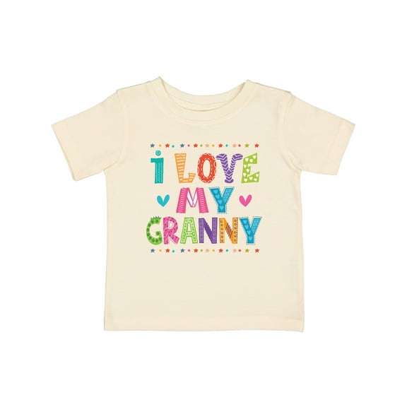 Inktastic I Love My Granny Cute Granddaughter Girls Baby T-Shirt
