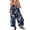 Blue floral, variant on Women Jumpsuits 2026 Casual Sleeveless Spaghetti Strap Boho Wide Leg Rompers Summer Outfits Beach Vacation Clothes Leopard print Medium