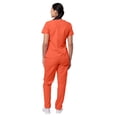 thumbnail image 2 of Sivvan Womens Scrub Set - Multi Pocket Cargo Pants & Stylish Mock Wrap Top, 2 of 6